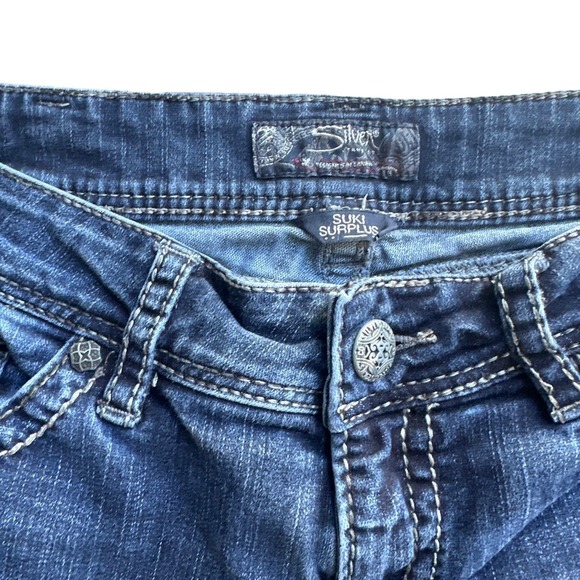 Silver Jeans Suki Surplus Blue Jeans Sz 32 - Picture 5 of 12